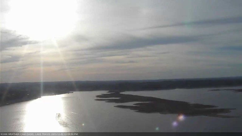 Lake Travis webcam, December 2, 2023 4:00 PM CT