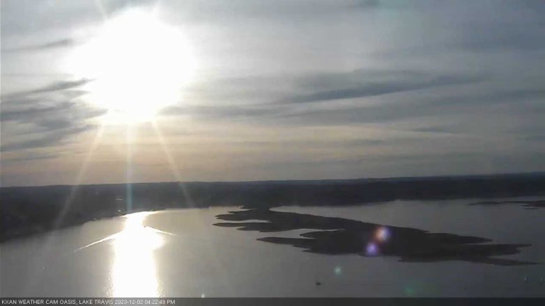 Lake Travis webcam, December 2, 2023 4:25 PM CT