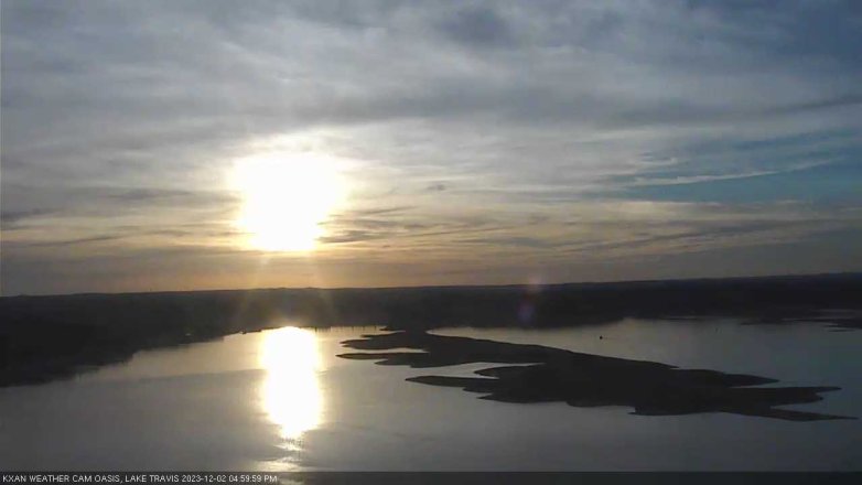 Lake Travis webcam, December 2, 2023 5:00 PM CT