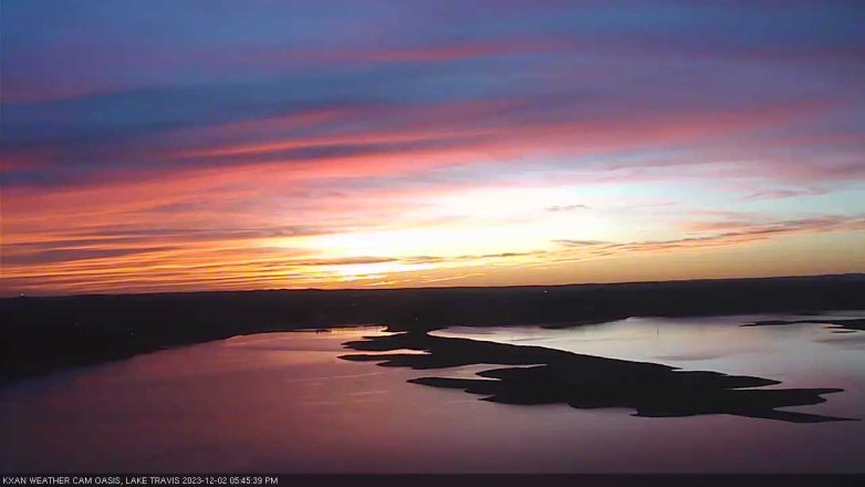 Lake Travis webcam, December 2, 2023 5:45 PM CT