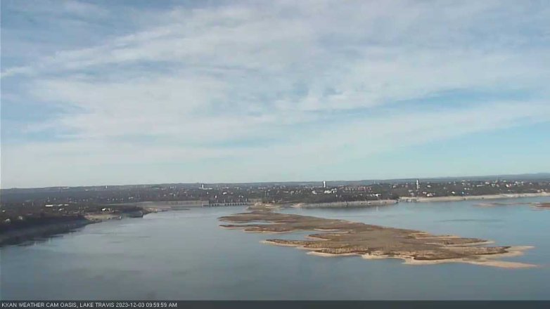 Lake Travis webcam, December 3, 2023 10:00 AM CT