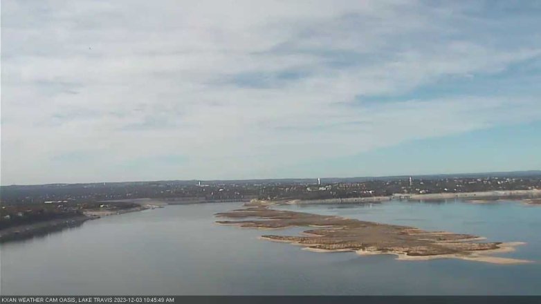 Lake Travis webcam, December 3, 2023 10:45 AM CT