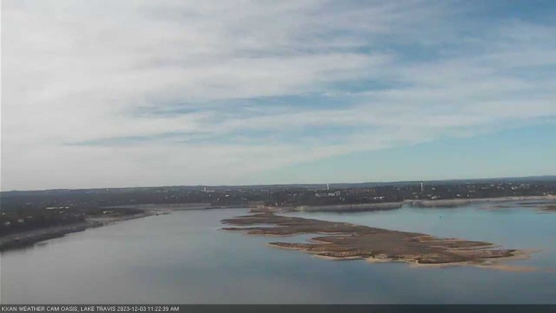 Lake Travis webcam, December 3, 2023 11:25 AM CT