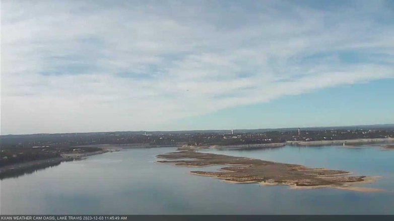 Lake Travis webcam, December 3, 2023 11:45 AM CT