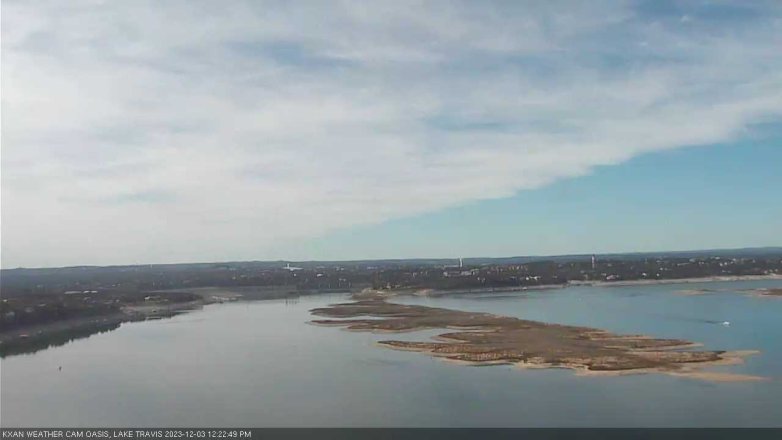 Lake Travis webcam, December 3, 2023 12:25 PM CT