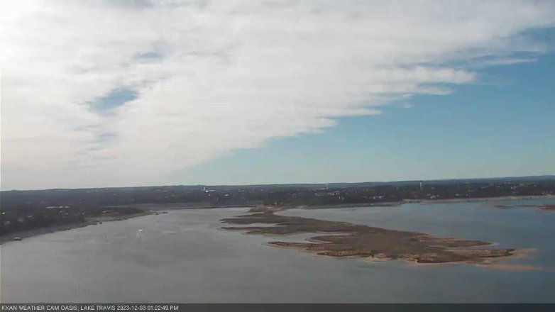 Lake Travis webcam, December 3, 2023 1:25 PM CT