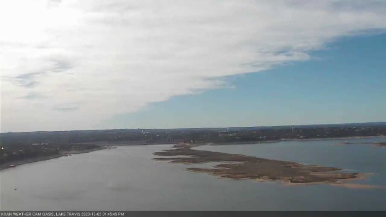 Lake Travis webcam, December 3, 2023 1:45 PM CT