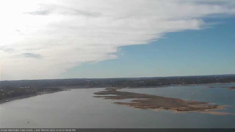 Lake Travis webcam, December 3, 2023 2:00 PM CT