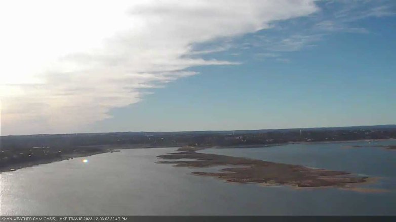 Lake Travis webcam, December 3, 2023 2:25 PM CT