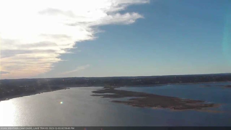 Lake Travis webcam, December 3, 2023 3:00 PM CT