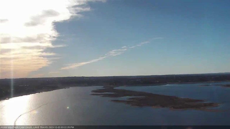 Lake Travis webcam, December 3, 2023 3:25 PM CT