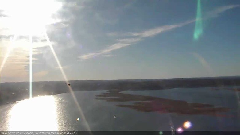 Lake Travis webcam, December 3, 2023 3:45 PM CT