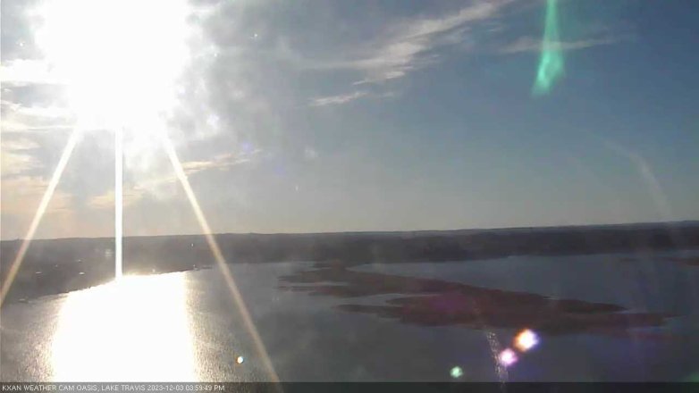 Lake Travis webcam, December 3, 2023 4:00 PM CT