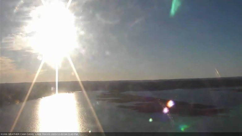 Lake Travis webcam, December 3, 2023 4:25 PM CT