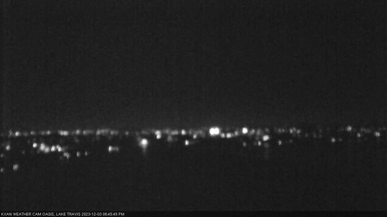 Lake Travis webcam, December 3, 2023 6:45 PM CT