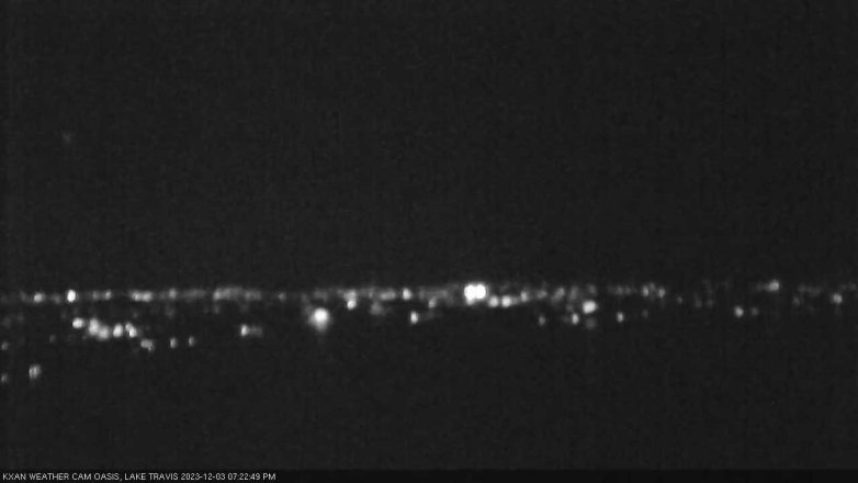 Lake Travis webcam, December 3, 2023 7:25 PM CT