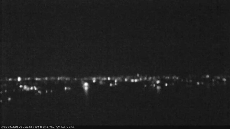 Lake Travis webcam, December 3, 2023 8:25 PM CT