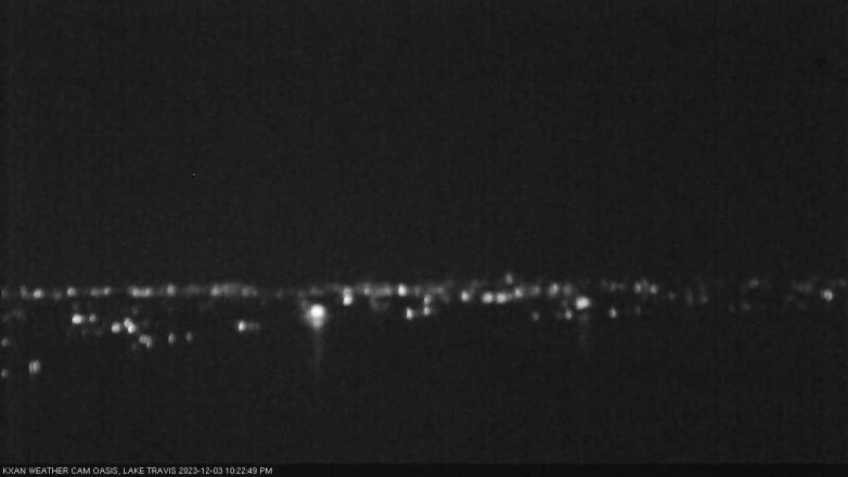Lake Travis webcam, December 3, 2023 10:25 PM CT