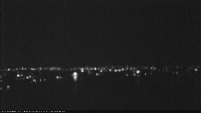 Lake Travis webcam, December 3, 2023 11:00 PM CT