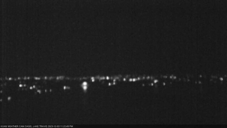 Lake Travis webcam, December 3, 2023 11:25 PM CT