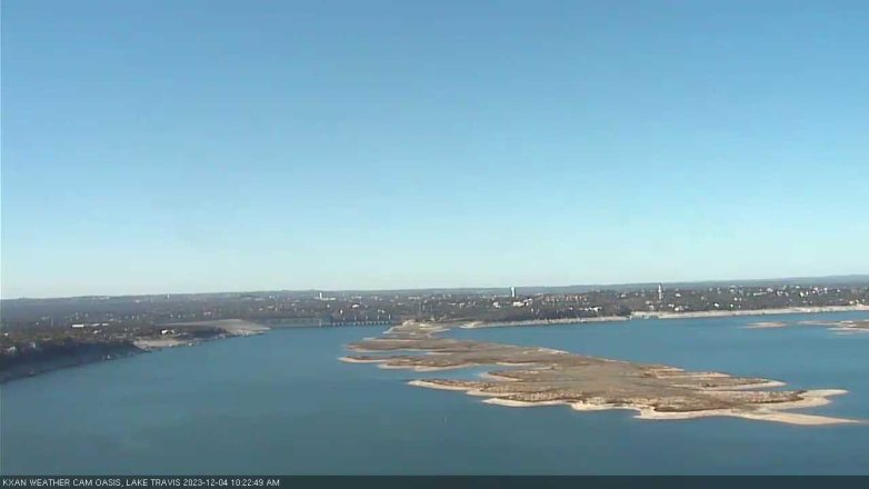 Lake Travis webcam, December 4, 2023 10:25 AM CT