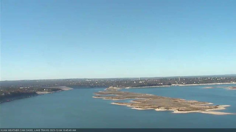 Lake Travis webcam, December 4, 2023 10:45 AM CT