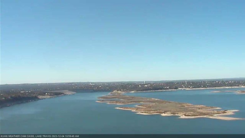 Lake Travis webcam, December 4, 2023 11:00 AM CT