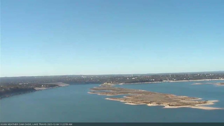 Lake Travis webcam, December 4, 2023 11:25 AM CT
