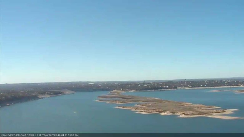 Lake Travis webcam, December 4, 2023 12:00 PM CT