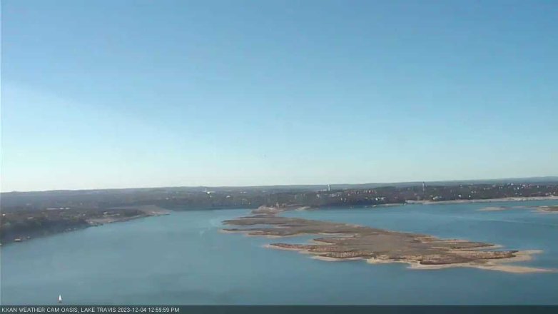 Lake Travis webcam, December 4, 2023 1:00 PM CT
