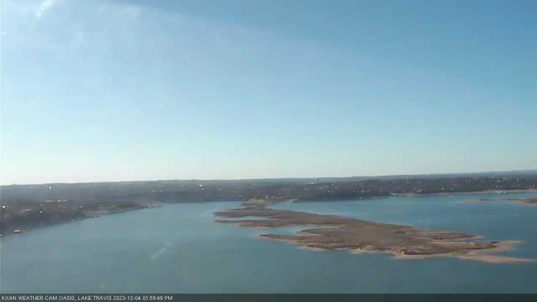 Lake Travis webcam, December 4, 2023 2:00 PM CT