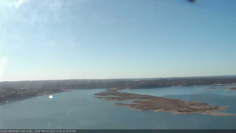 Lake Travis webcam, December 4, 2023 2:25 PM CT