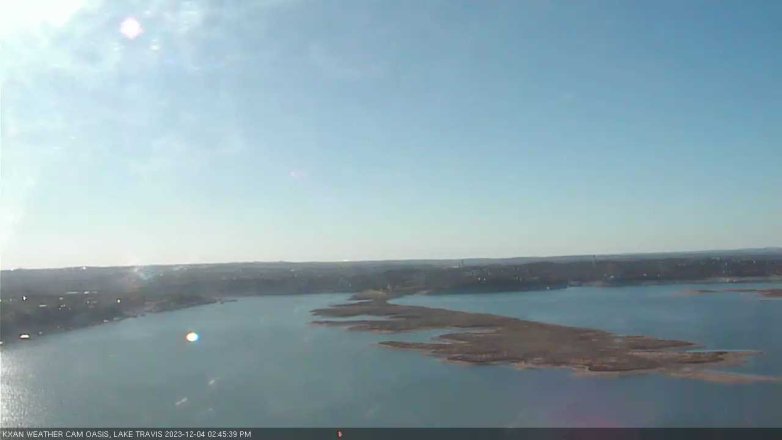 Lake Travis webcam, December 4, 2023 2:45 PM CT