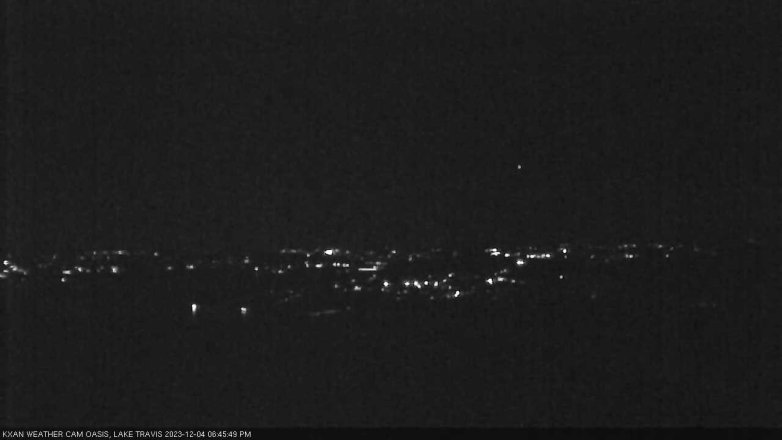 Lake Travis webcam, December 4, 2023 6:45 PM CT