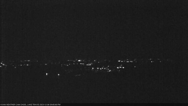 Lake Travis webcam, December 4, 2023 9:45 PM CT
