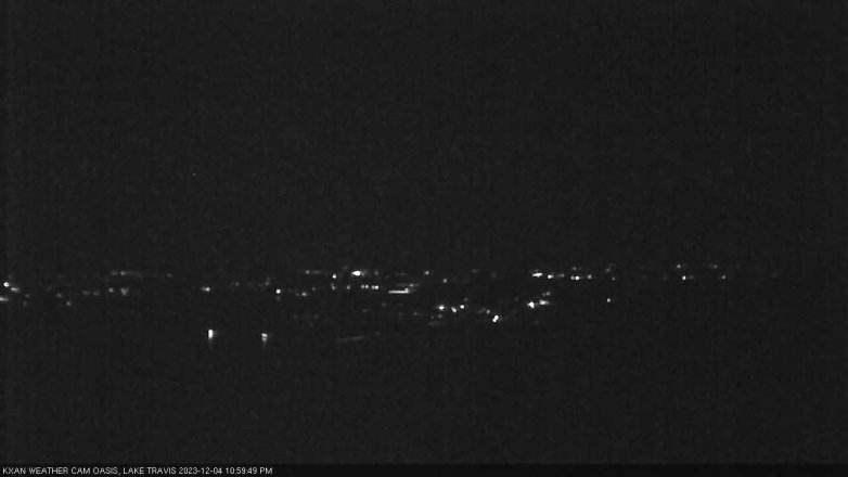 Lake Travis webcam, December 4, 2023 11:00 PM CT