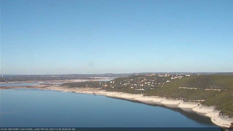 Lake Travis webcam, December 5, 2023 9:45 AM CT