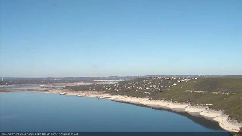 Lake Travis webcam, December 5, 2023 10:00 AM CT