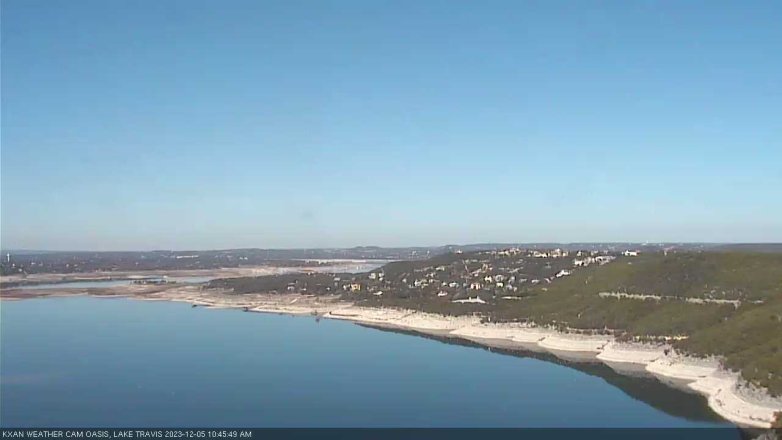 Lake Travis webcam, December 5, 2023 10:45 AM CT