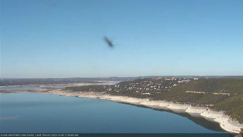 Lake Travis webcam, December 5, 2023 12:00 PM CT
