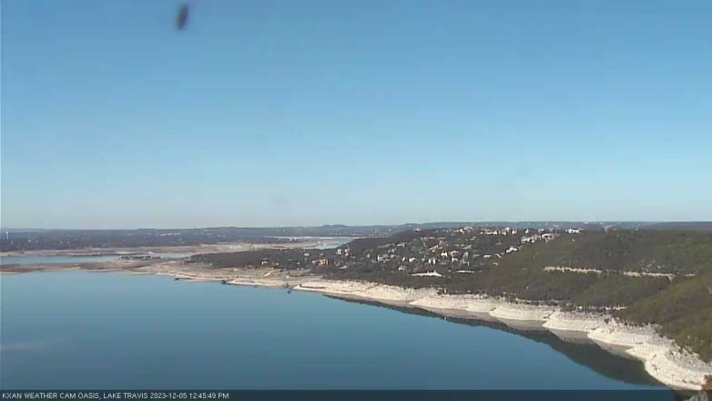 Lake Travis webcam, December 5, 2023 12:45 PM CT
