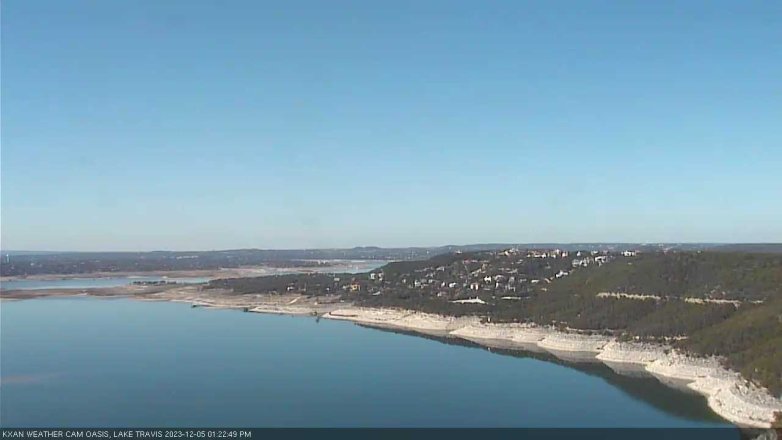 Lake Travis webcam, December 5, 2023 1:25 PM CT