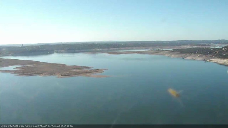 Lake Travis webcam, December 5, 2023 2:45 PM CT