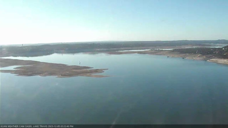 Lake Travis webcam, December 5, 2023 3:25 PM CT