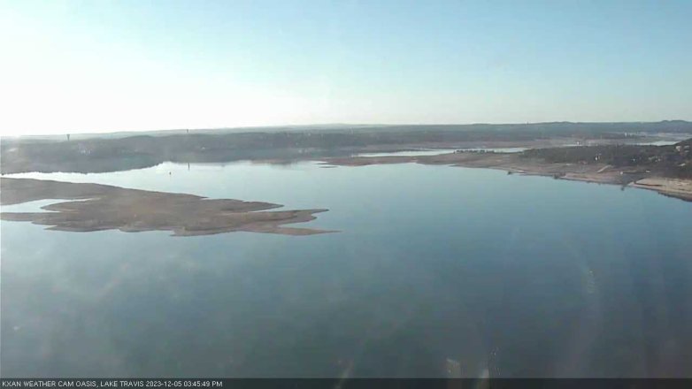 Lake Travis webcam, December 5, 2023 3:45 PM CT