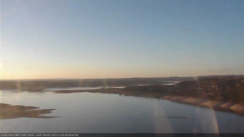 Lake Travis webcam, December 5, 2023 5:00 PM CT