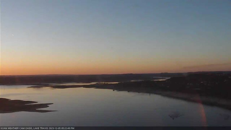 Lake Travis webcam, December 5, 2023 5:25 PM CT