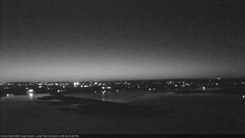 Lake Travis webcam, December 5, 2023 6:25 PM CT