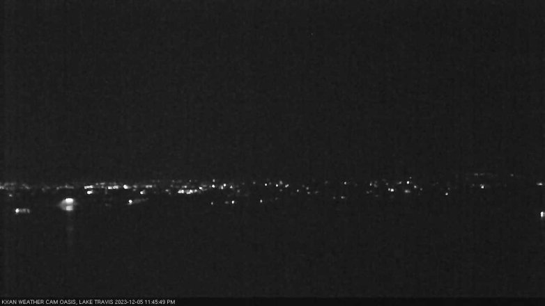 Lake Travis webcam, December 5, 2023 11:45 PM CT
