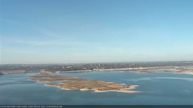 Lake Travis webcam, December 6, 2023 9:45 AM CT